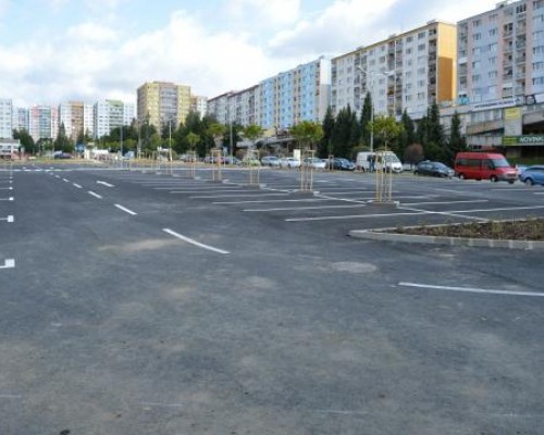 Novo vybudované parkovisko, B.Bystrica